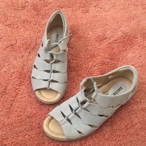 Taupe Earth Lace up Sandal